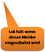 Toelichting met afgeronde rechthoek: Lok hlt wenn dieser Melder eingeschaltet wird