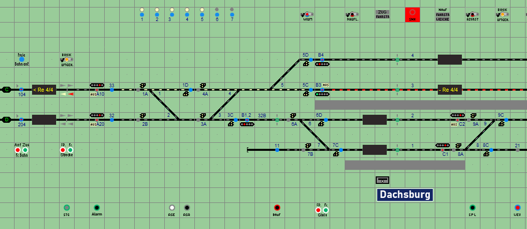 Gleisbild - Domino67