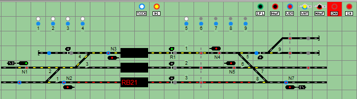 Gleisbild - Domino67